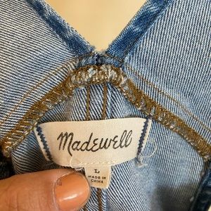Madewell overalls size Large EUC